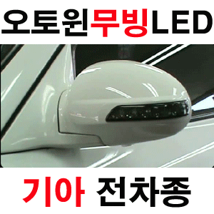 오토윈 스모그 무빙타입 LED 미러 기아 전차종