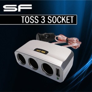 삼진 SF 토스 USB 3연 소켓