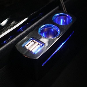 아이팝 블루라인 듀얼 USB &amp; 2구소켓